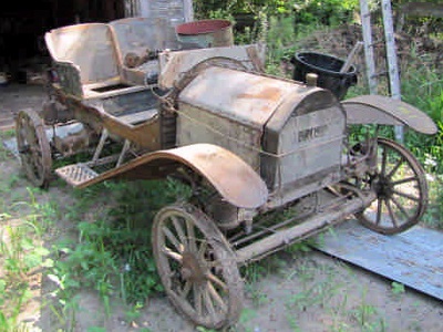 1910 Model E Brush front view 1910 Model E Brush front view