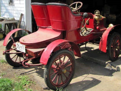 1907 Maxwell Model RS rear view 1907 Maxwell Model RS rear view