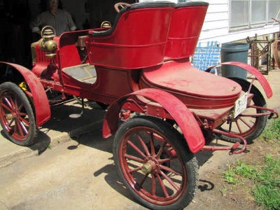 1907 Maxwell Model RS rear view 1907 Maxwell Model RS rear view