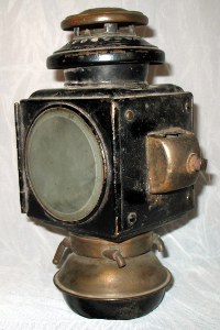 front view of E & J side lamp front view of E & J side lamp