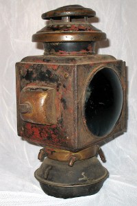 rear view of E & J side lamp