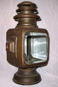 side view of Gray & Davis side lamp side view of Gray & Davis side lamp