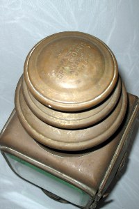 top view of Gray & Davis side lamp top view of Gray & Davis side lamp