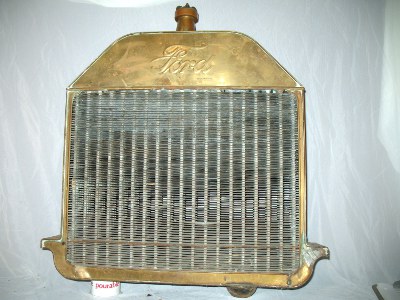 front view of ford brass radiator front view of ford brass radiator
