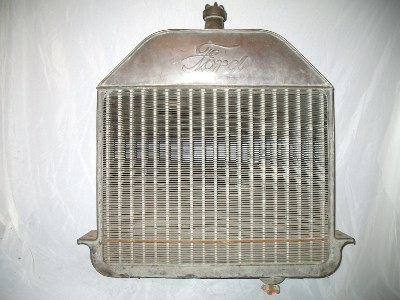 front view of Ford radiator front view of Ford radiator
