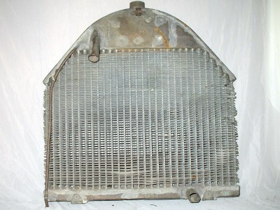 back view of REO truck radiator back view of REO truck radiator