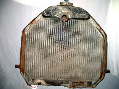 back view of Overland radiator back view of Overland radiator