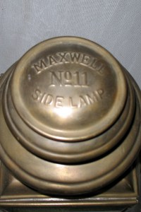 front view of Westchester side lamp top view of Westchester side lamp
